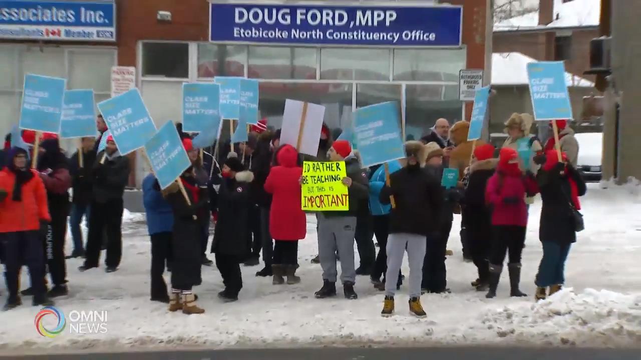 三大教师工会同时发动罢工－ Jan 21, 2020