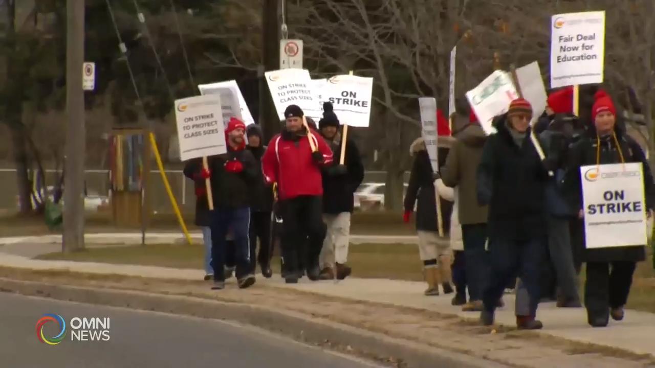 安省中学教师将於1月8日再发动一天罢工－ Jan 04, 2020