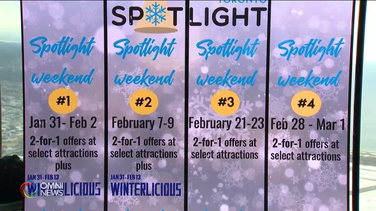 多倫多推介旅遊優惠，展示冬季玩樂好去處 -- Jan 08, 2020 (ON)