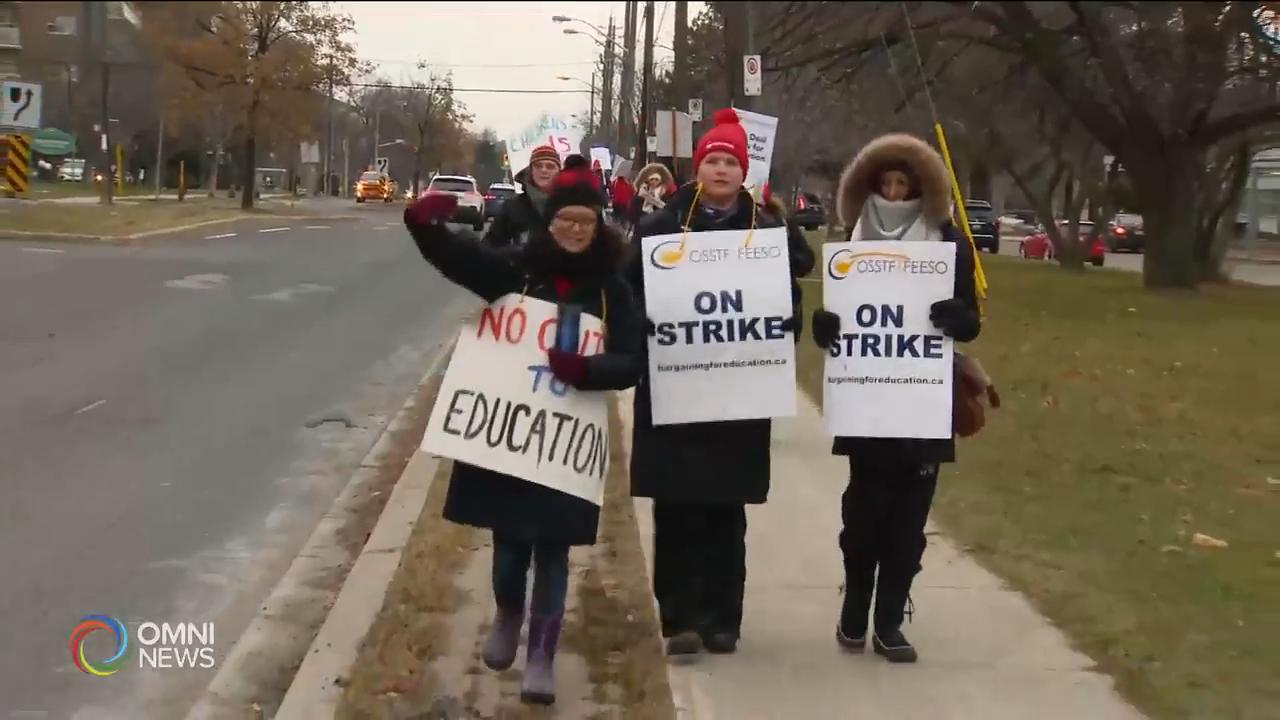 安省中學教師下星期三再次罷工一日 -- Jan 03, 2020 (ON)