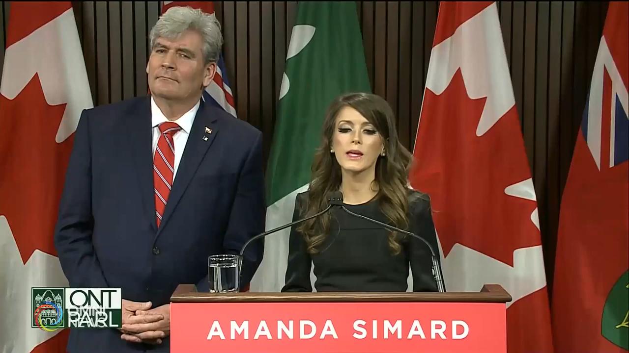 前保守黨省議員司馬特轉投自由黨 -- Jan 16, 2020 (ON)