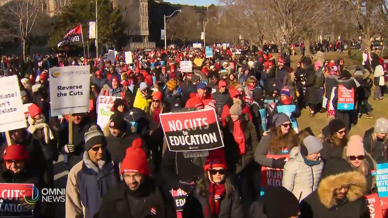 安省小学教师将展开新一阶段抗议行动 － Feb 24, 2020