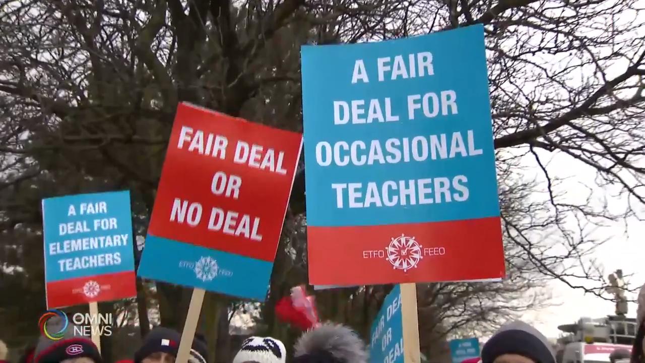安省教师发动全省大罢工－ Feb 03, 2020