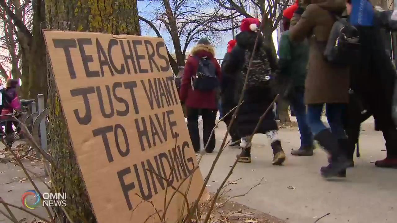 安省中小學教師聯盟重申，不排除工業行動升級 - Feb 04, 2020 (ON)