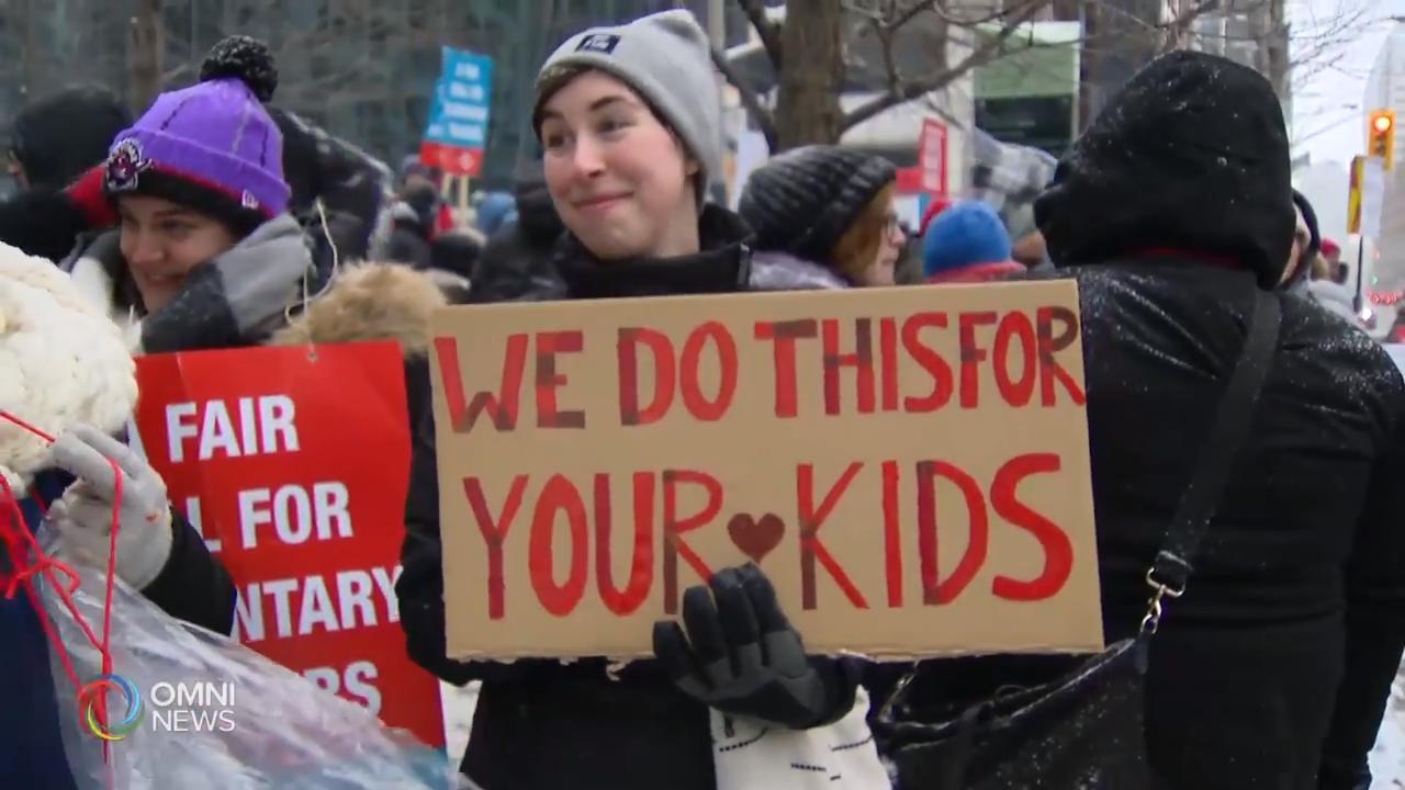 公校小學教師全省罷工 - Feb 06, 2020 (ON)