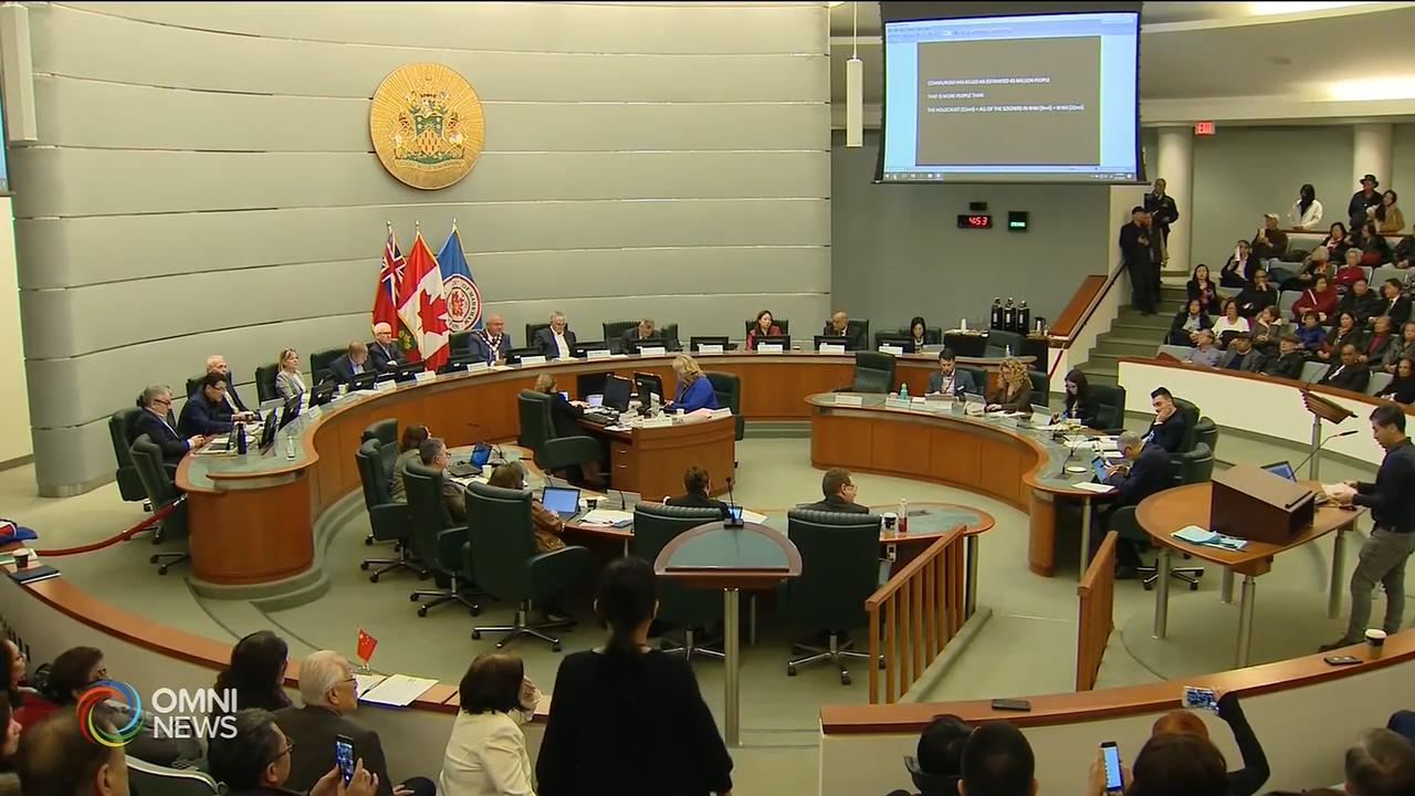 萬錦市投票否決禁止懸掛外國國旗動議 -- Feb 12, 2020 (ON)