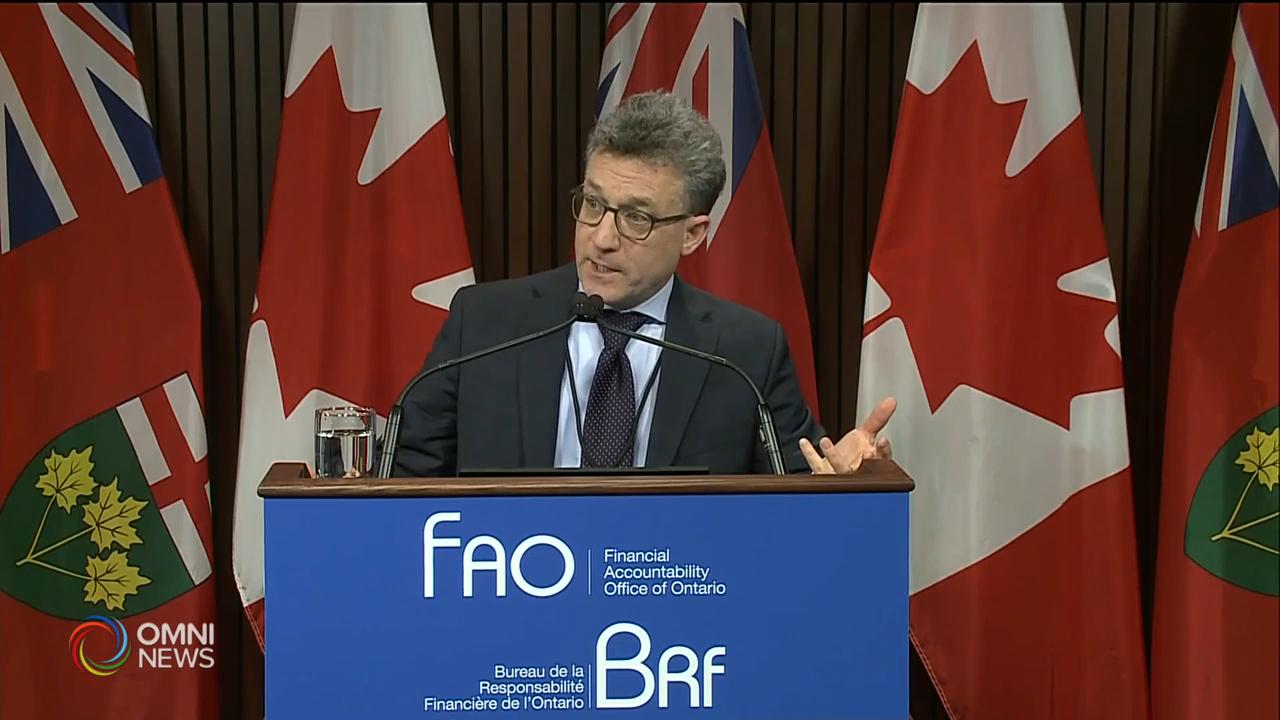 財政監管機構呼籲省府降低負債率 -- Mar 11, 2020 (ON)