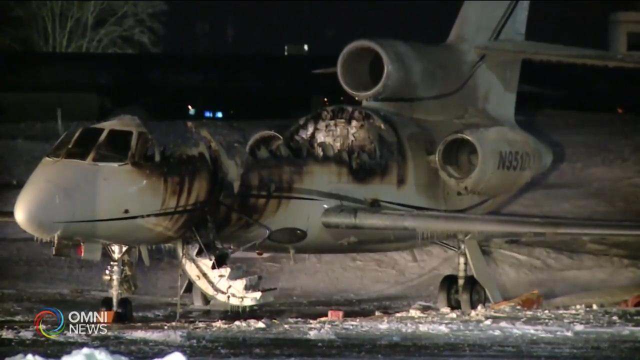 萬錦市Buttonville機場一架飛機被焚毀 -- Feb 28, 2020 (ON)