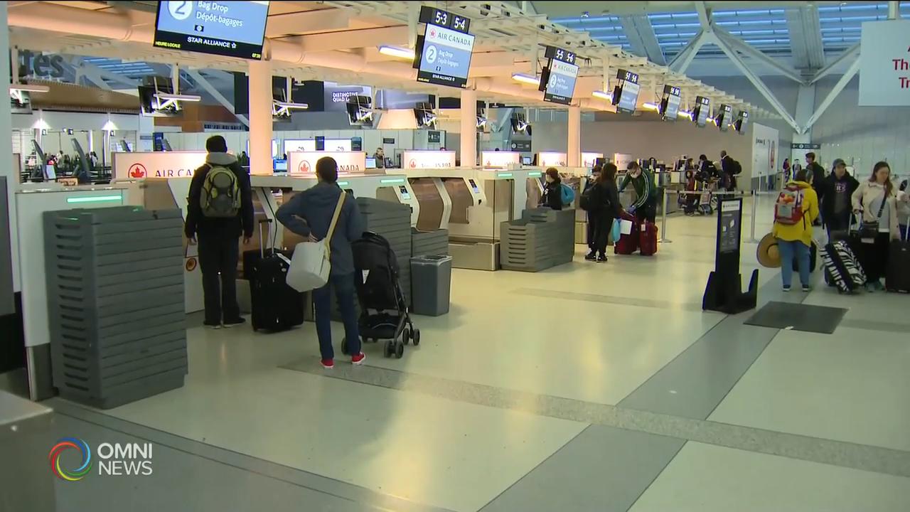 多倫多皮爾遜機場春假人潮大幅減少 -- Mar 13, 2020 (ON)