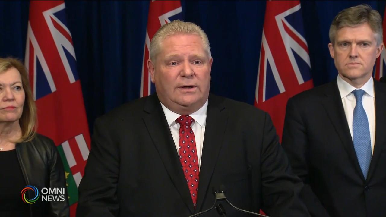 安省支持联邦政府暂时关闭边界－ Mar 16, 2020