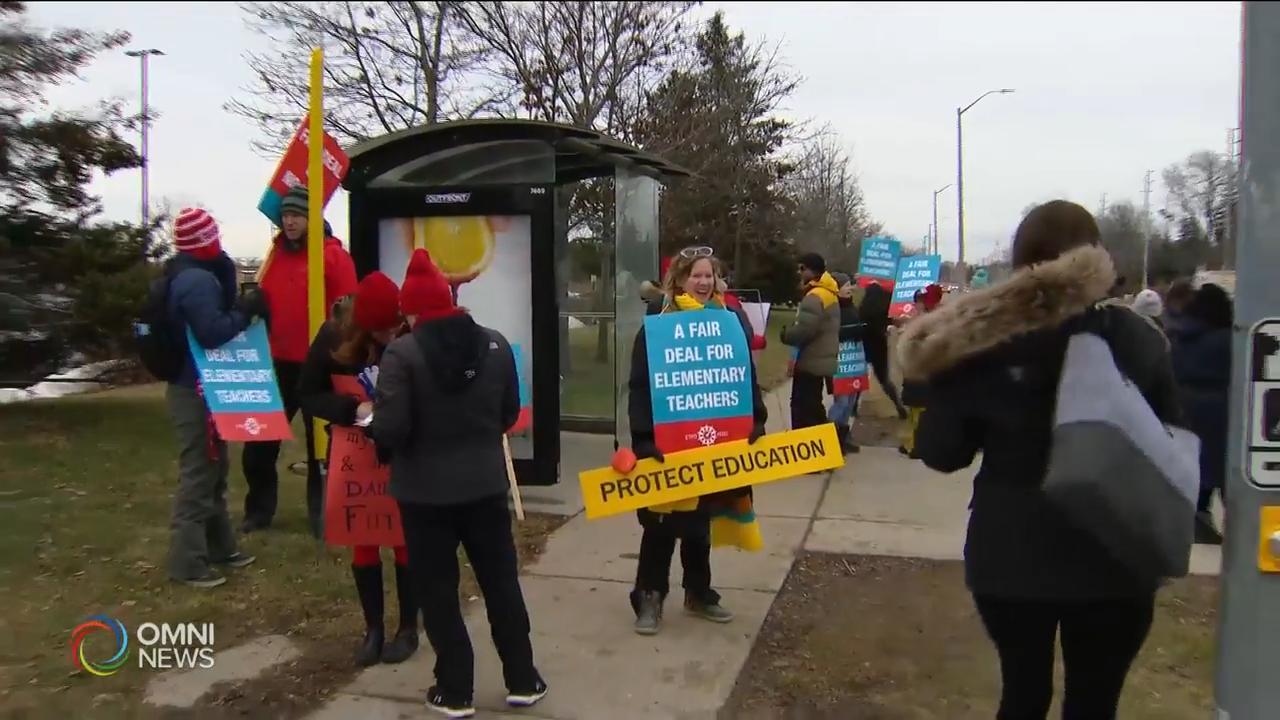 安省三大教師工會 聽日全省大罷工 -- Mar 04, 2020 (ON)