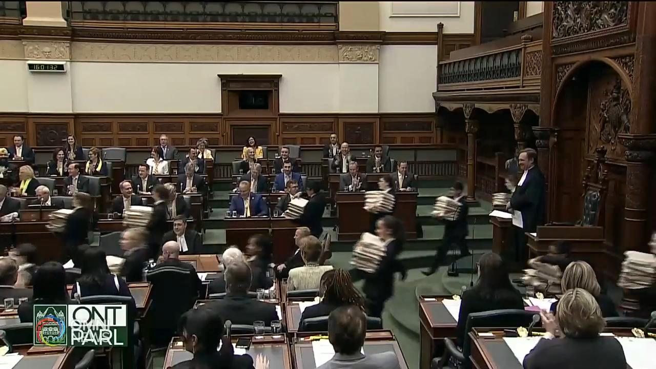 省府新預算案 三月二十五日提出 -- Mar 04, 2020 (ON)