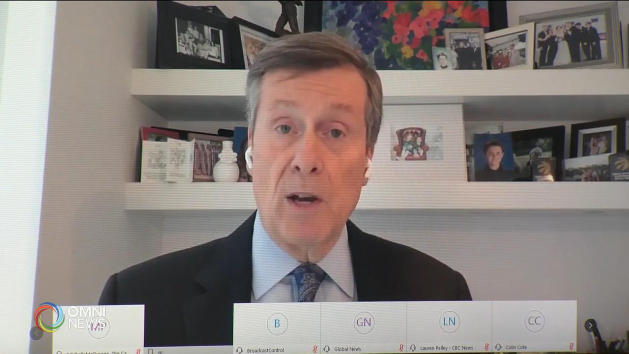 多倫多宣佈緊急狀態，呼籲市民保持社交距離 -- Mar 23, 2020 (ON)