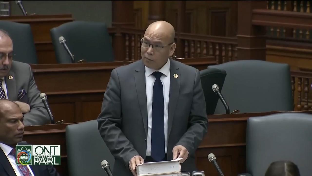 省议员柯文彬提出《安省美食节》私人法案 － Mar 05, 2020