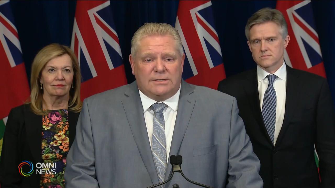 安省歡迎渥太華紓困措施 -- Mar 18, 2020 (ON)