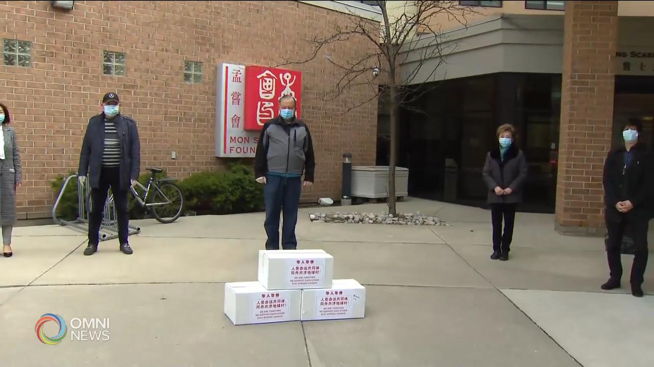 孟嘗會和耆暉會分別獲贈口罩 -- Apr 24, 2020 (ON)