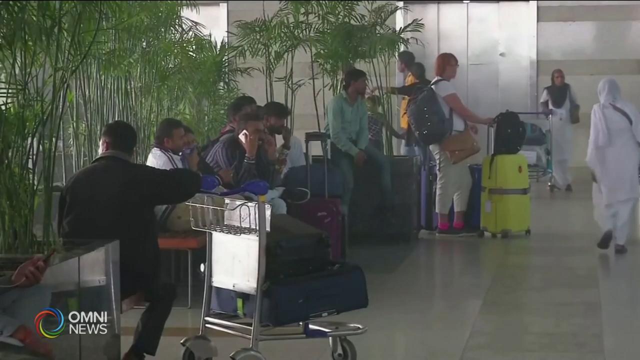 India charter flight passengers speak