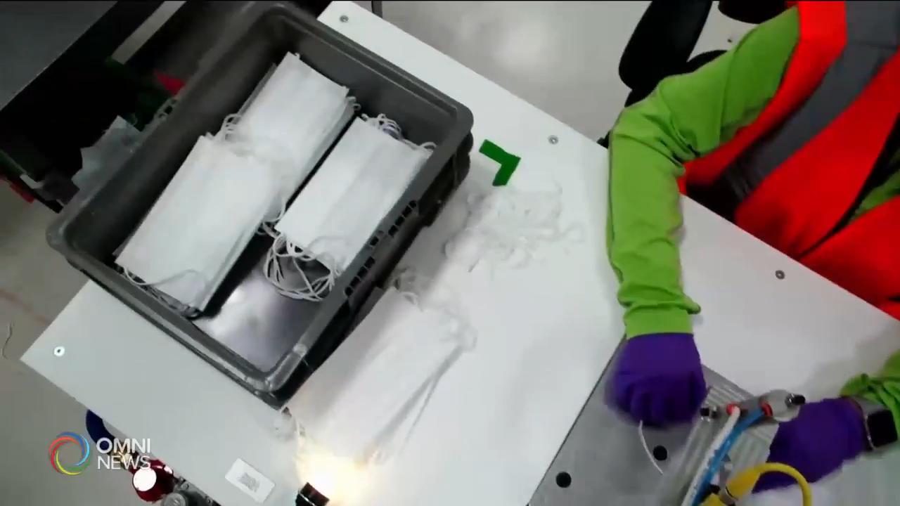 多倫多市回收一批中國生產口罩 -- Apr 07, 2020 (ON)