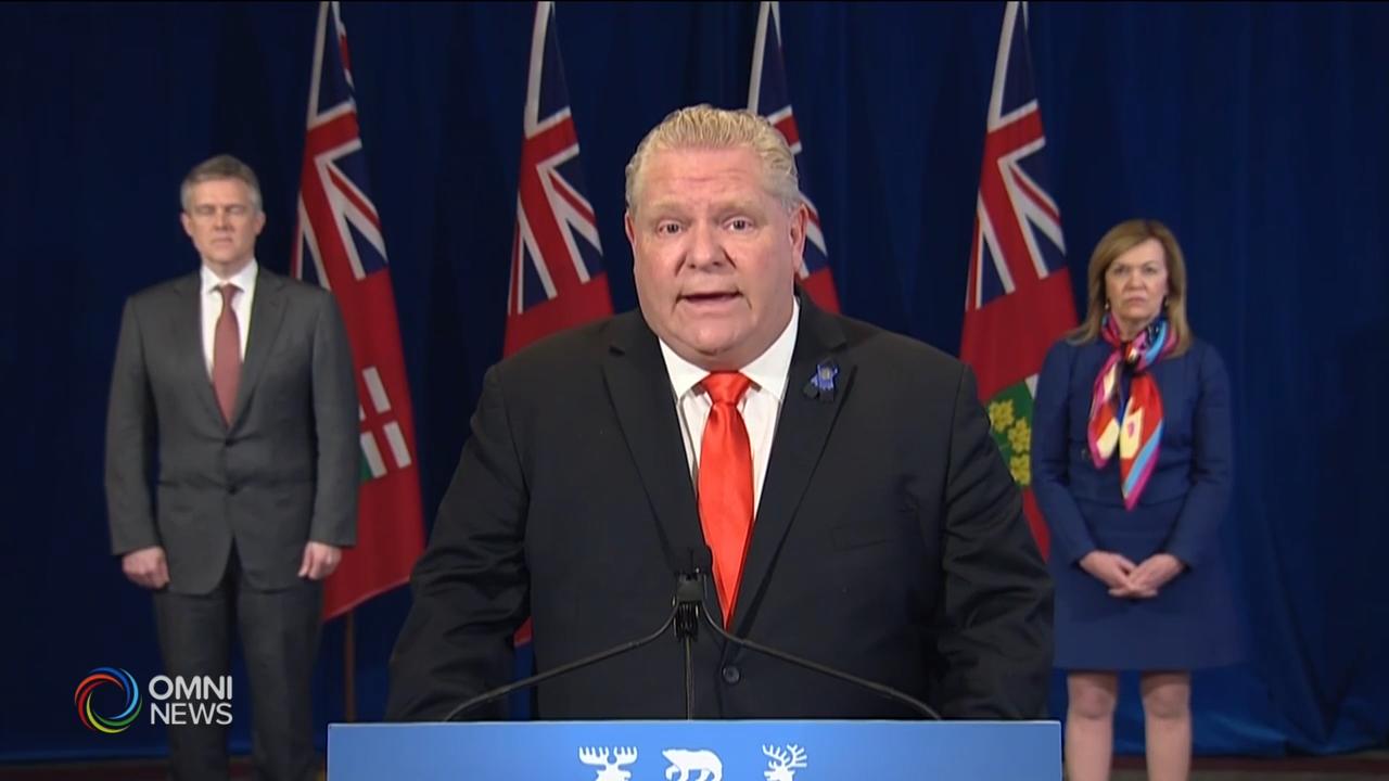 COVID-19 update in Ontario