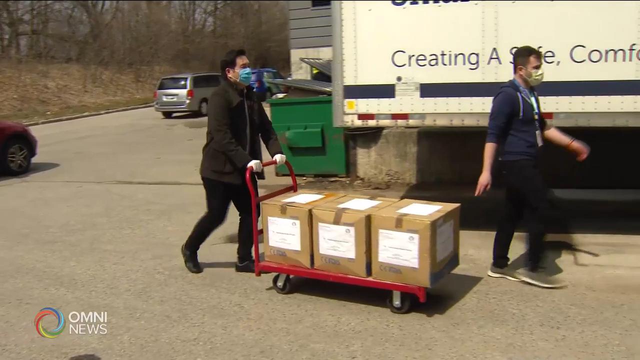 社區人士繼續向醫療機構捐贈口罩 -- Apr 08, 2020 (ON)