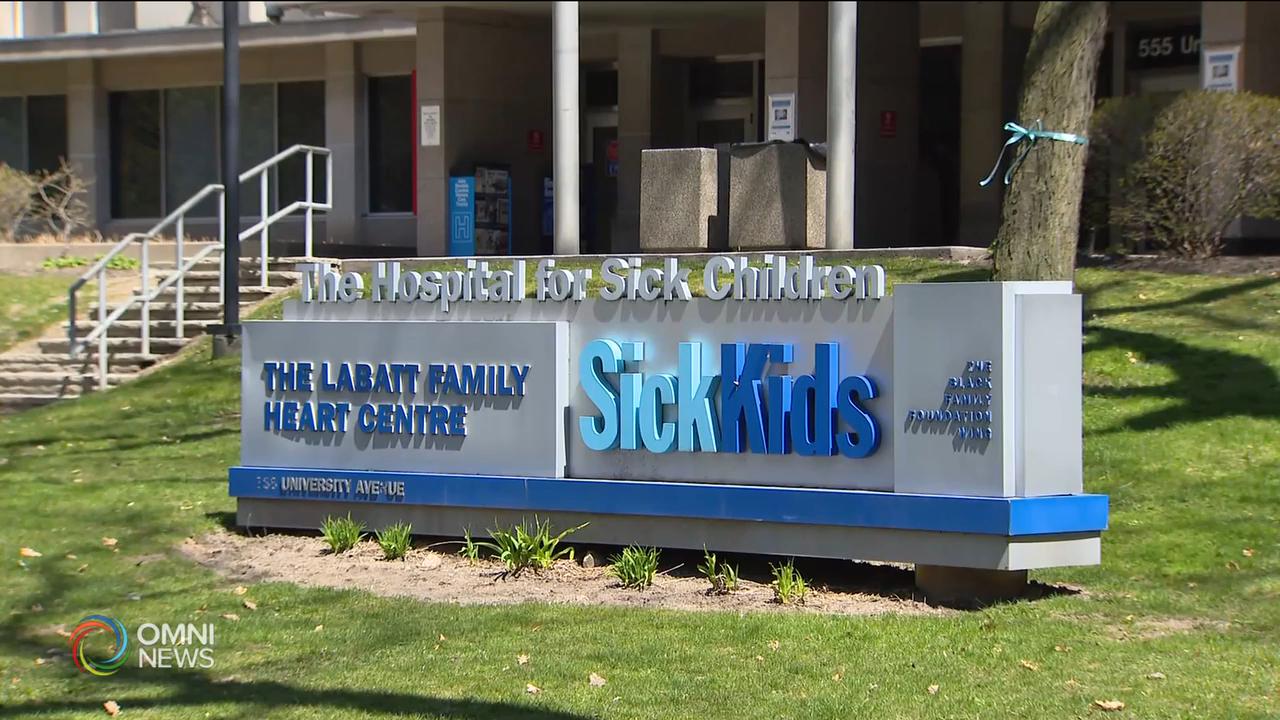 多倫多病童醫院一年輕病人確診 -- Apr 27, 2020 (ON)