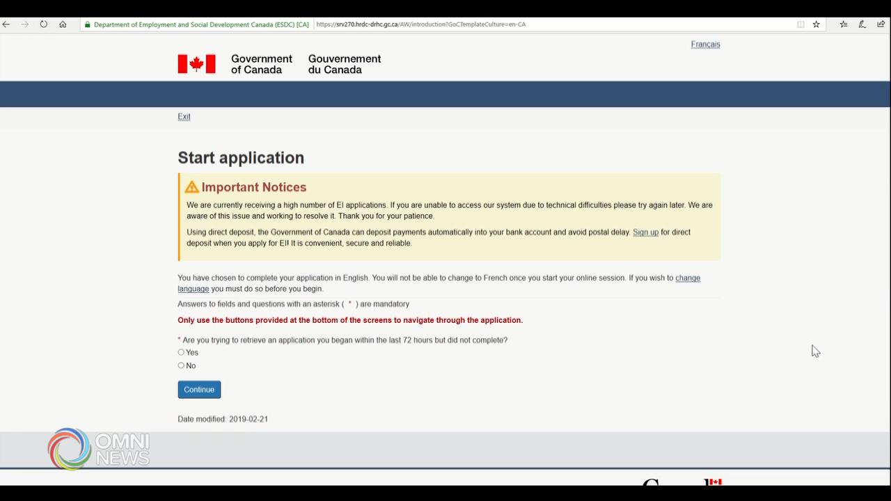 首批國民可以申請聯邦緊急援助金 -- Apr 06, 2020 (ON)