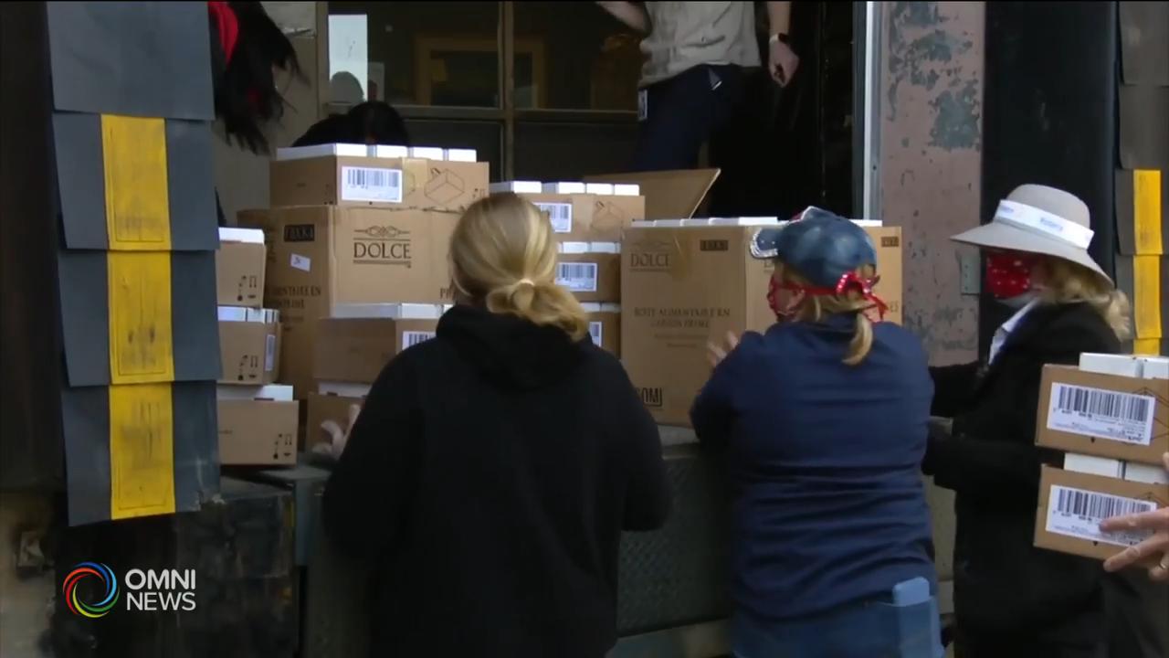 萬錦多福醫院獲捐贈九百份食物 -- Apr 23, 2020 (ON)