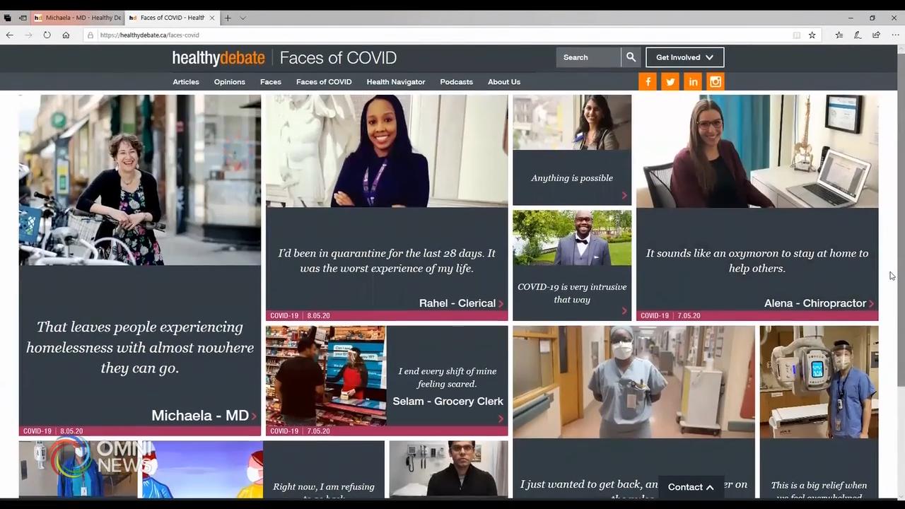 Faces of COVID-19 campaign