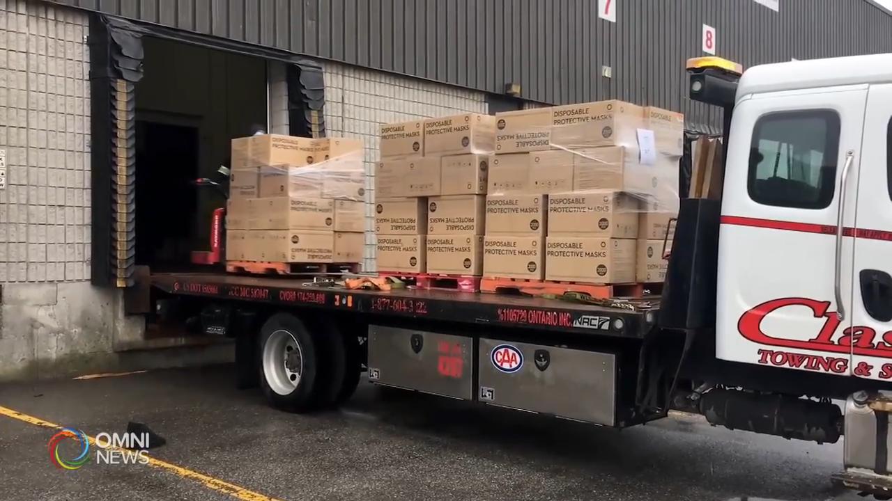 本地一超市集團捐贈12萬個口罩 -- May 11, 2020 (ON)