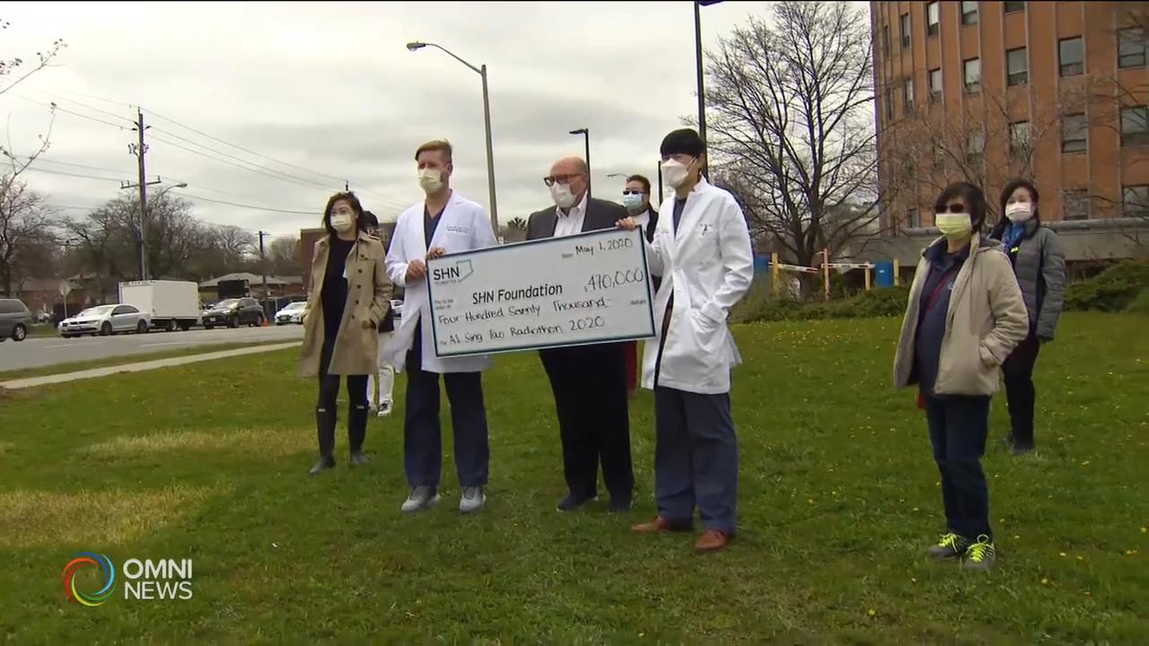 士嘉堡健康網絡獲贈食物及捐款 -- May 01, 2020 (ON)