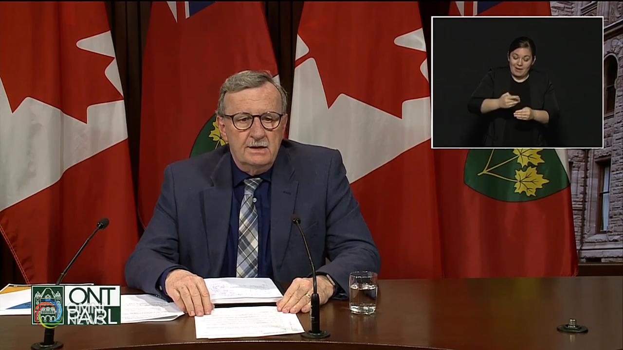 安省衛生官員認為 疫情正在頂峰徘徊 -- May 01, 2020 (ON)