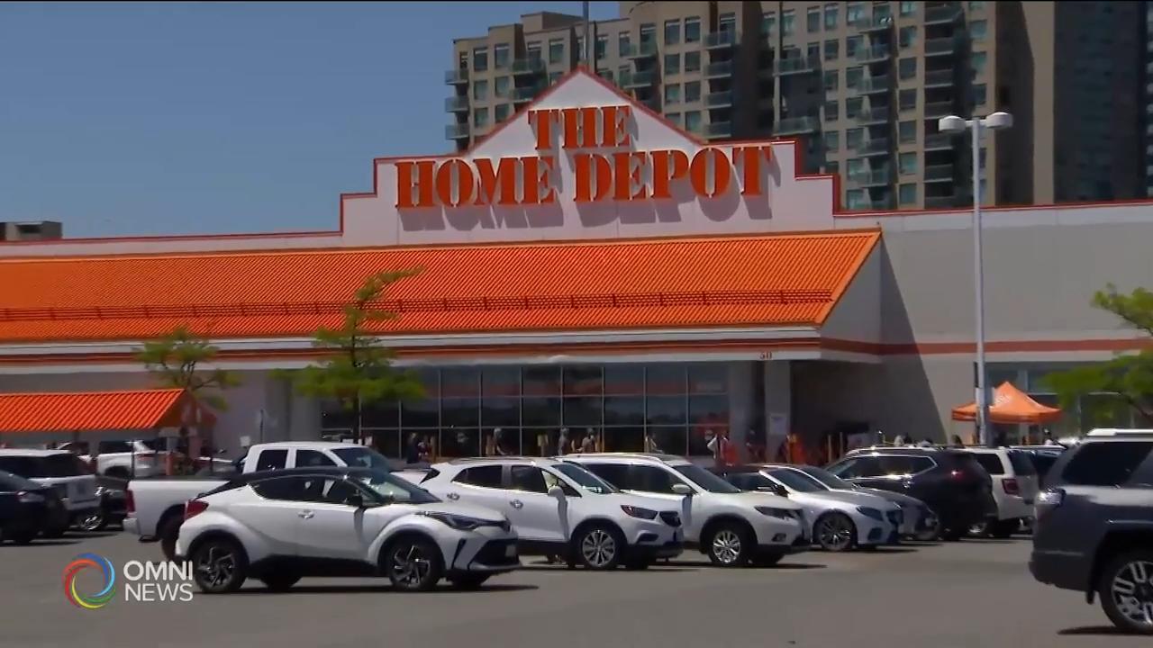 Hwy 7和Yonge的一家Home Depot爆发疫情 － Jun 16, 2020