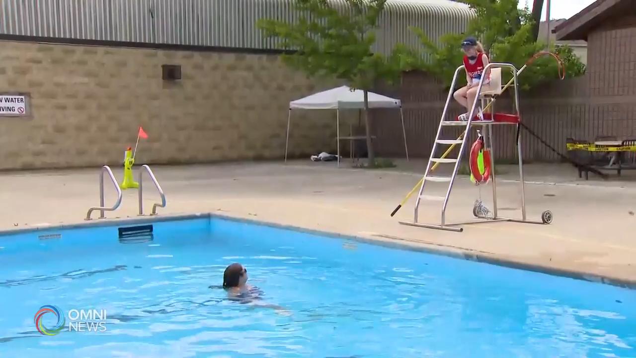 多倫多戶外游泳池將重新開放 -- Jun 26, 2020 (ON)