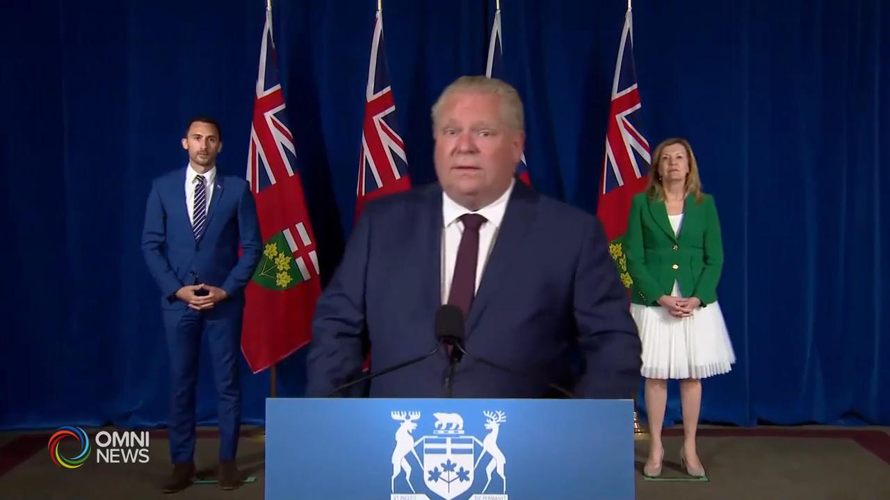 安省省長與衛生部長接受新冠病毒檢測 -- Jun 10, 2020 (ON)