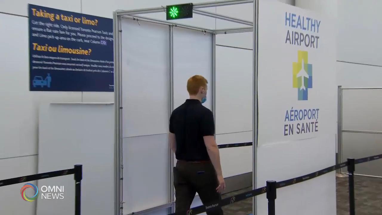 皮爾遜機場啟動高科技“健康機場”計劃 -- Jun 23, 2020 (ON)