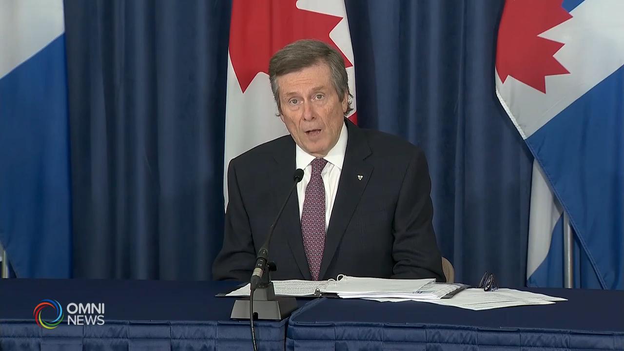 多倫多市長莊德利呼籲市民稍安無躁 -- Jun 15, 2020 (ON)