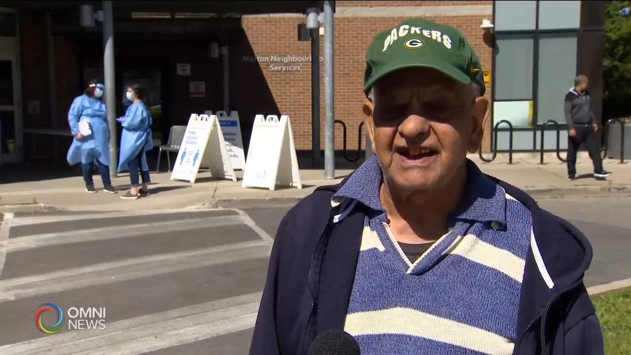 Mobile COVID-19 testing in Malton