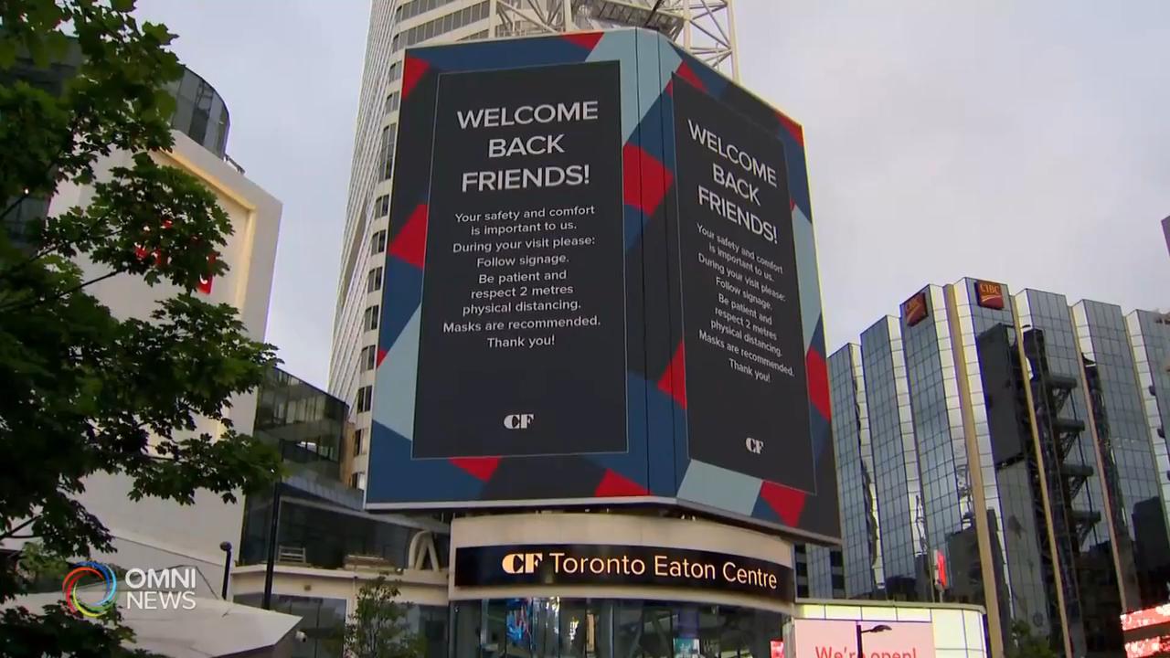 多倫多進入重啟第二階段 -- Jun 24, 2020 (ON)