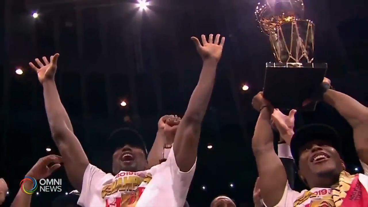 多倫多猛龍隊贏得NBA總冠軍明天一周年 -- Jun 12, 2020 (ON)