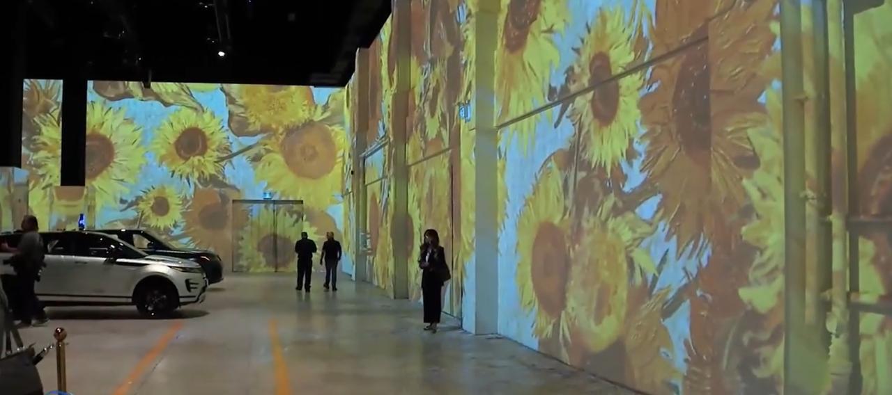 Van Gogh Art Exhibition goes drive-in