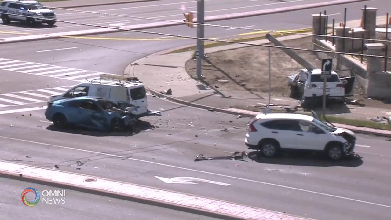 賓頓市嚴重車禍 三兒童一女子死亡 -- Jun 18, 2020 (ON)