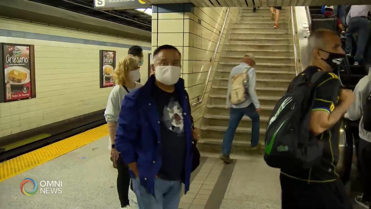 公車局乘客 七月起要配戴口罩或面罩 -- Jun 11, 2020 (ON)