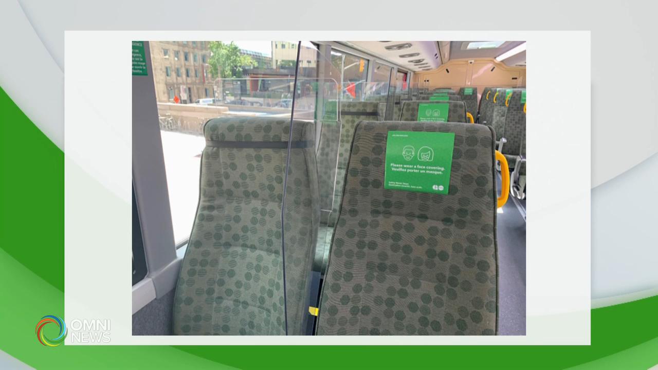 部份GO火車和巴士推行新防疫措施 -- July 02, 2020 (ON)