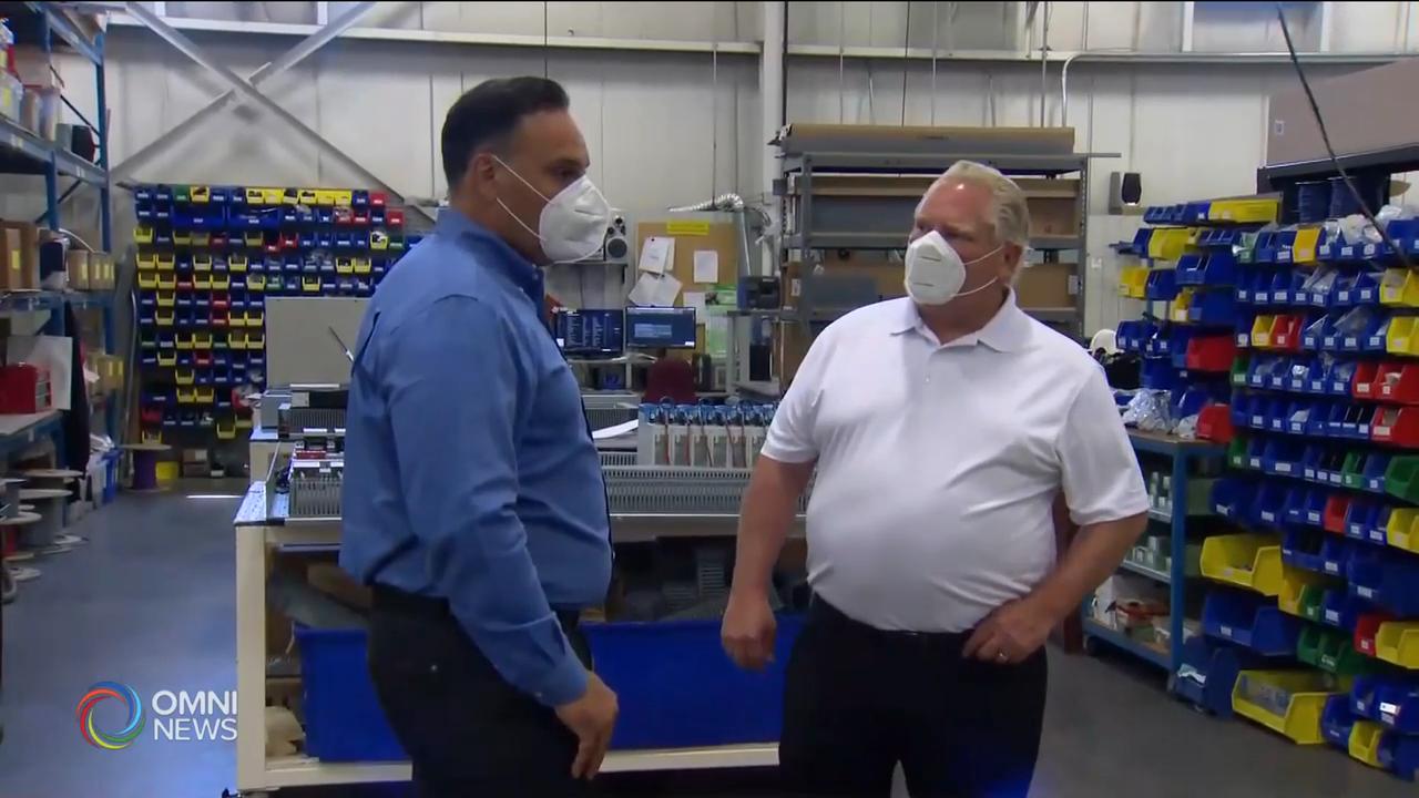 省長展開夏季全省巡迴探訪行程 -- July 14, 2020 (ON)