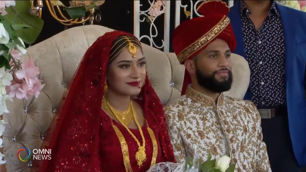 First drive-thru wedding in Brampton