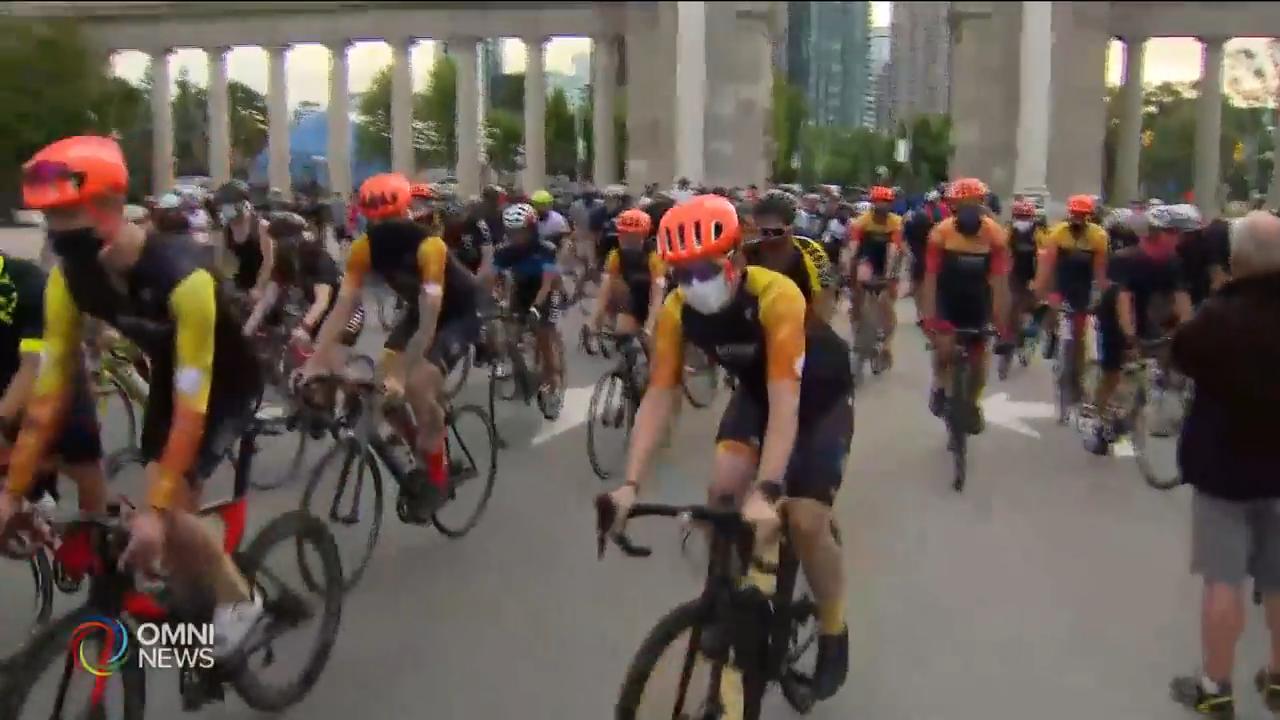 46日踏單車活動宣揚反種族歧視 -- July 14, 2020 (ON)