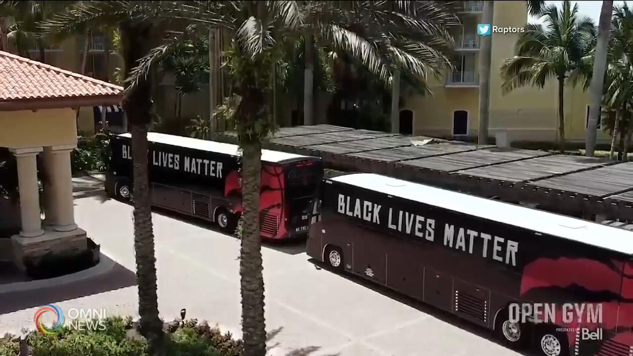 猛龍隊抵達奧蘭多迪士尼準備集訓 -- July 10, 2020 (ON)