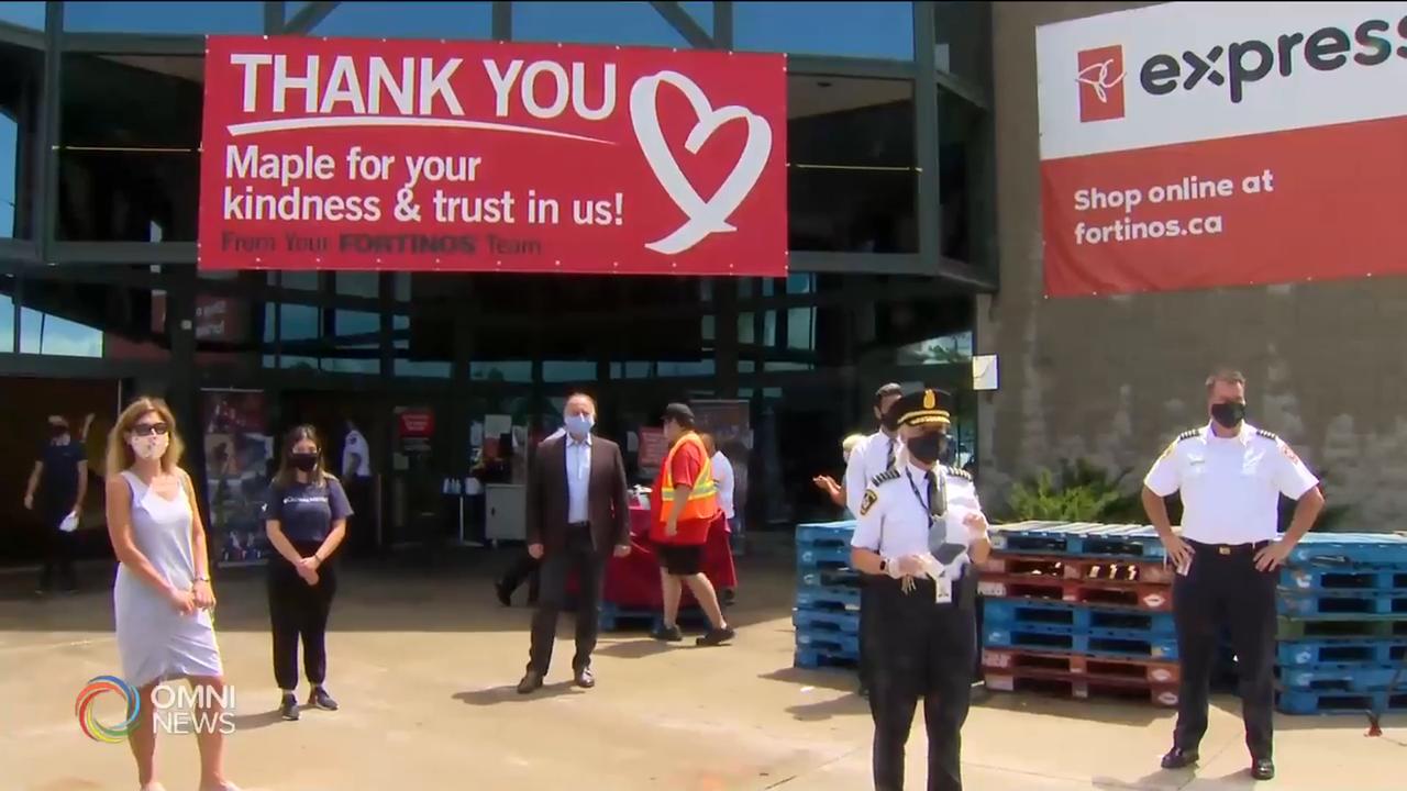 旺市消防隊與救援組織派送防疫安全包 -- July 27, 2020 (ON)