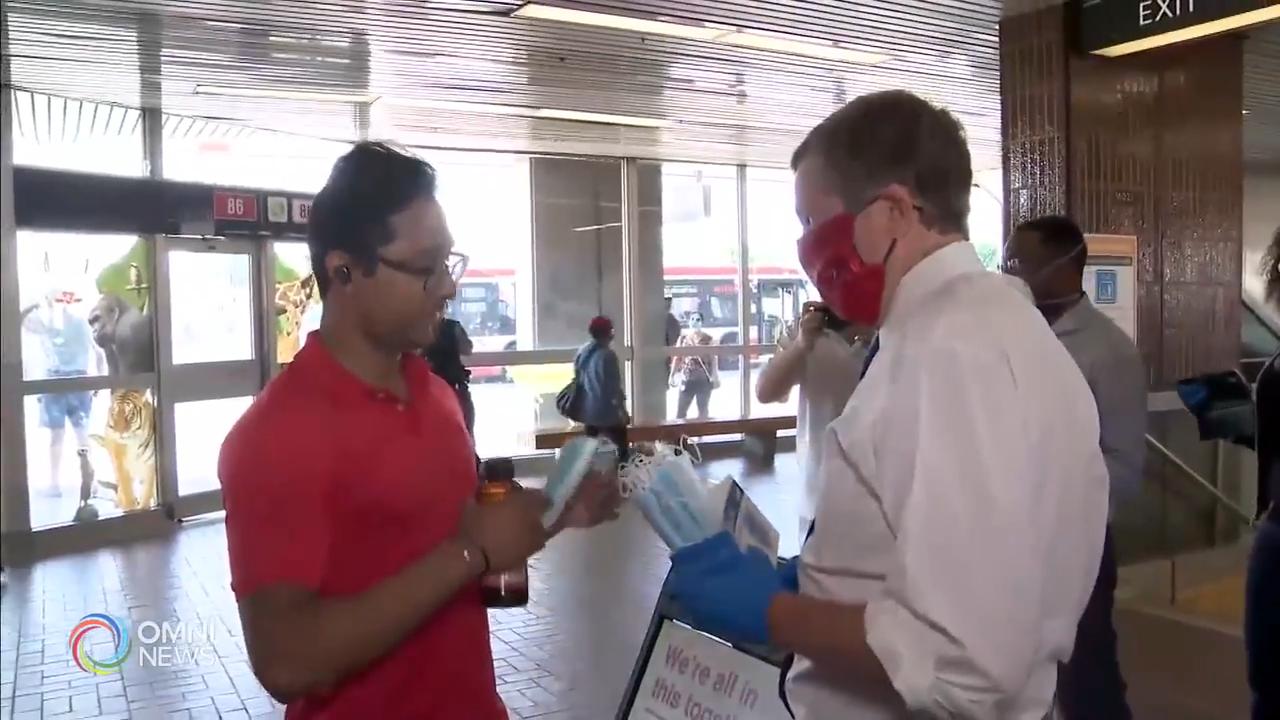 多倫多公車系統今日起必須戴口罩 -- July 02, 2020 (ON)