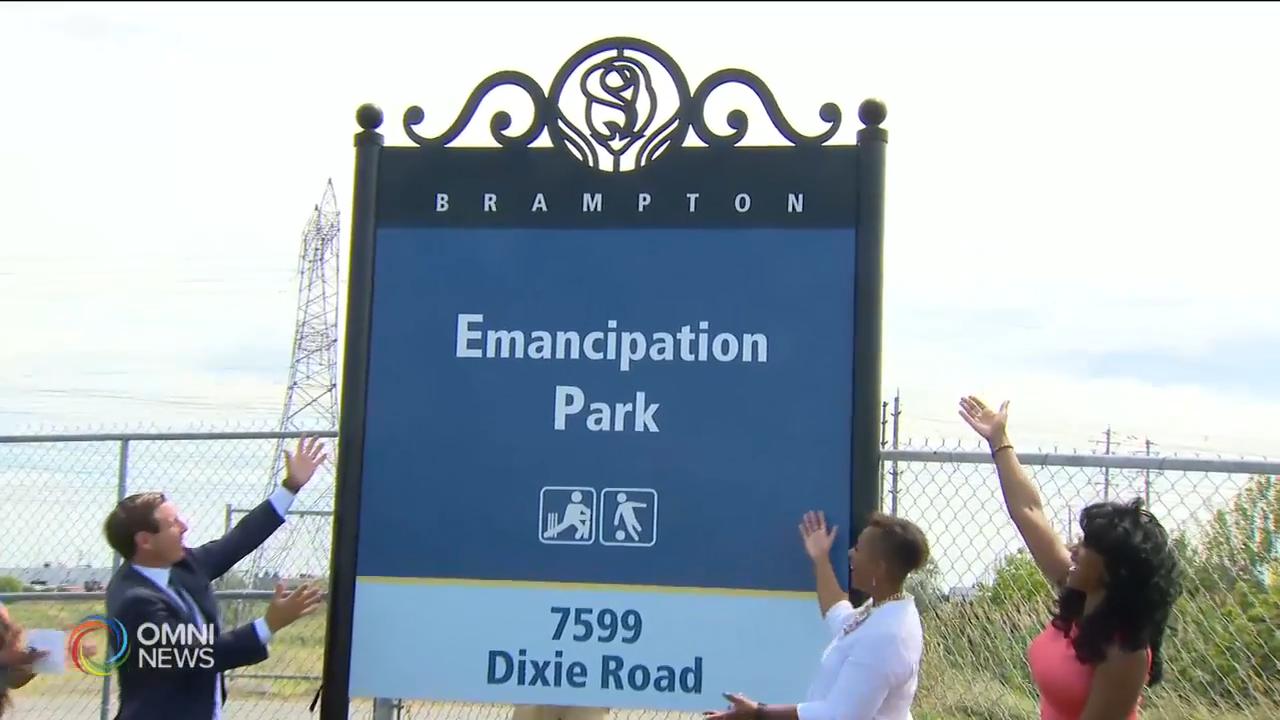 賓頓市407 Sports公園改名為解放公園 -- Aug 12, 2020 (ON)